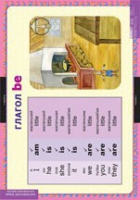 Английский язык  Глаголы Be, Have, Can, Must (комплект таблиц) - «globural.ru» - Можайск