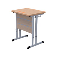 Стол ученический одноместный на плоскоовальной трубе 3-7 гр.р. - «globural.ru» - Можайск