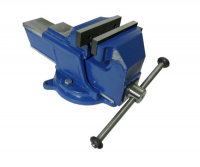 Тиски слесарные ручные с наковальней (160*160), поворотные - «globural.ru» - Можайск