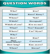 Стенд "Вопросительные слова" - «globural.ru» - Можайск