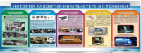 Стенд "История развития компьютерной техники" (вариант 2) - «globural.ru» - Можайск