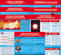 Комплект таблиц Основы гражданской обороны МЧС РФ (13 штук)	 - «globural.ru» - Можайск