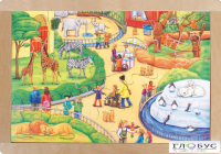 Развивающий пазл "Зоопарк" - «globural.ru» - Можайск