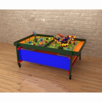 STEAM Многофункциональный стол Весёлые пчёлки оранжевый - «globural.ru» - Можайск