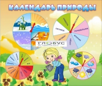 Стенд "Календарь природы" (вариант 1) - «globural.ru» - Можайск