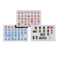 Базовый комплект светового оборудования "Дорожные знаки. Светофоры" с сенсорным беспроводным пультом дистанционного управления - «globural.ru» - Можайск