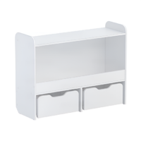 Стеллаж для игрушек и пособий "Росток 1" (белый) - «globural.ru» - Можайск