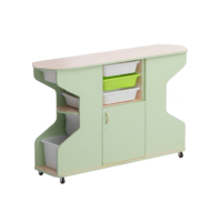 Стеллаж Робик 002 (бук/фисташковый) - «globural.ru» - Можайск