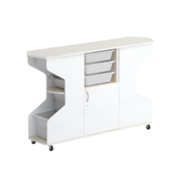 Стеллаж Робик 002 (дуб молочный/белый) - «globural.ru» - Можайск