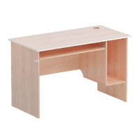 Стол преподавателя компьютерный 900х600х760 (бук/белый) - «globural.ru» - Можайск