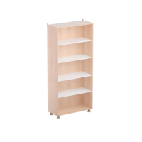 Шкаф-стеллаж (бук/белый) - «globural.ru» - Можайск