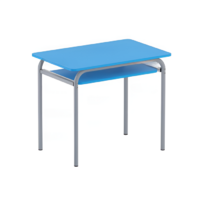 Стол компьютерный на металлокаркассе 1200х600х760 (синий/серый) - «globural.ru» - Можайск