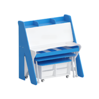 Набор мебели «Конструкторское бюро» (белый/синий) - «globural.ru» - Можайск