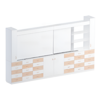 Раздвижная система аудиторных досок (бук/белый) - «globural.ru» - Можайск