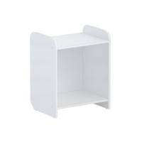 Стеллаж для игрушек и пособий "Росток 3" (белый) - «globural.ru» - Можайск