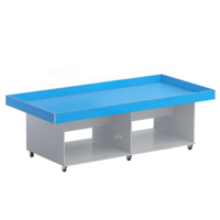 Стол для робототехники с полками (серый/синий) - «globural.ru» - Можайск