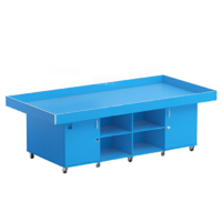Стол для робототехники с дверками (синий) - «globural.ru» - Можайск