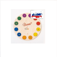 Палитра. Основа круглая с цветными фишками - «globural.ru» - Можайск