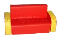 Диван с подлокотниками 120*35*45/20см (ВИК) - «globural.ru» - Можайск