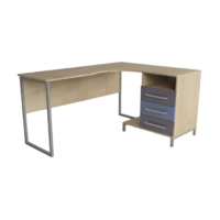 Стол рабочий для учителя с тумбой и подставкой "Умник" - «globural.ru» - Можайск