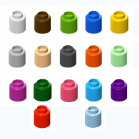  Элемент конструктора одиночный одноцветный Color Blocks 100 штук - «globural.ru» - Можайск