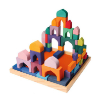 Конструктор  "Разноцветные блоки -3" - «globural.ru» - Можайск