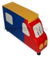 Напольная мягкая игрушка "Грузовик" каталка - «globural.ru» - Можайск
