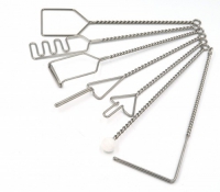 Комплект "Постановочные зонды с витыми ручками с колечком (шариковый зонд на витой ручке)" (7 штук) - «globural.ru» - Можайск