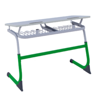 Парта двухместная Smarty регулируемая по высоте с углом наклона столешницы - «globural.ru» - Можайск