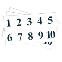 Набор цифр от 1 до 10 (для начальной школы) - «globural.ru» - Можайск