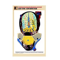 Рельефная таблица "Долька печени. Макро-микростроение" (формат А1, матовое ламинир.) - «globural.ru» - Можайск