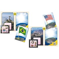 Настольно-печатная игра "Флаги стран мира 2. Азия, Африка, Австралия, Америка" - «globural.ru» - Можайск