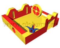 Игровой бассейн "Замок" с аппликациями и игровыми элементами - «globural.ru» - Можайск