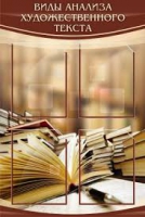 Стенд "Виды анализа художественного текста" - «globural.ru» - Можайск