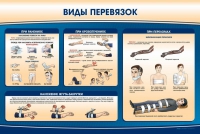 Стенд "Виды перевязок" - «globural.ru» - Можайск