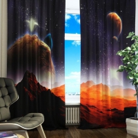 Комплект светонепроницаемых штор "Марсианская одиссея" - «globural.ru» - Можайск