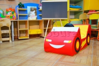 Напольная игрушка "Машинка - гонка" с аппликацией (ВИК) - «globural.ru» - Можайск
