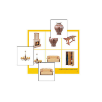 Лото "Мебель. Предметы интерьера" (4 планшета, 24 карточки, цветное, ламинированное) - «globural.ru» - Можайск