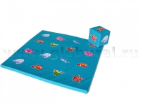 Игровой детский мат «Море» с кубиком (ВИК) - «globural.ru» - Можайск