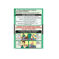ОБЖ Правила оказания первой медицинской помощи (комплект таблиц) - «globural.ru» - Можайск