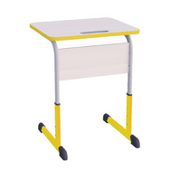 Парта одноместная Smarty Key с полиуретановой кромкой регулируемая по высоте  - «globural.ru» - Можайск