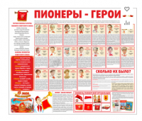 Тематический стенд "Пионеры-герои" - «globural.ru» - Можайск