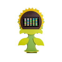 Интерактивная напольная пристенная доска «Подсолнух»  - «globural.ru» - Можайск