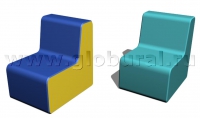 Прямоугольный стул 50*60*60/32см (ВИК) - «globural.ru» - Можайск