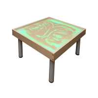 Столик на ножках для рисования песком Радуга. Подсветка RGB - «globural.ru» - Можайск