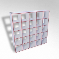 Шкаф открытый многосекционный ТР25 ЛДСП - «globural.ru» - Можайск