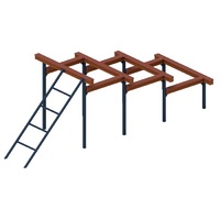 Элементы полосы препятствий "Разрушенная лестница" - «globural.ru» - Можайск