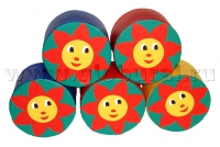 Пуфик «Солнышко» d=60*30см (ВИК) - «globural.ru» - Можайск