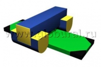 Модуль Трансформер №6 (с брусом и туннель - опорами, ВИК) - «globural.ru» - Можайск