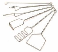 Комплект "Постановочные зонды на витых ручках с колечком (шарик фторопласт) (6 штук) - «globural.ru» - Можайск